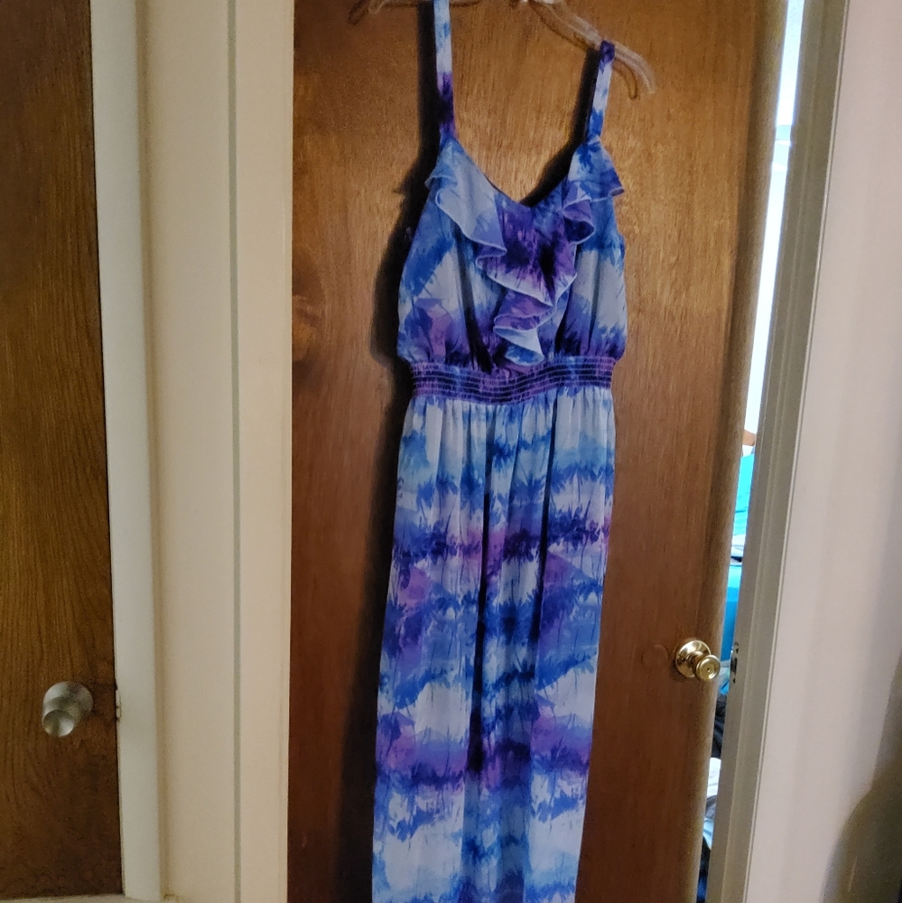 Faded Glory Tropical Maxi Dress